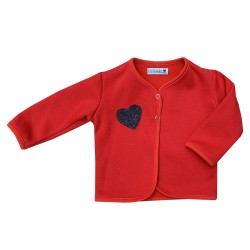 Veste Sweat Rouge