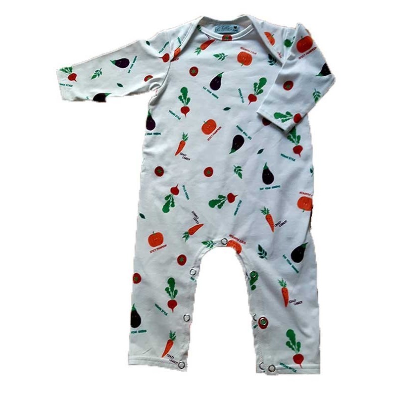 Pyjama Gaspard motif Vegan