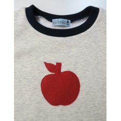 Sweat-shirt motif Pomme