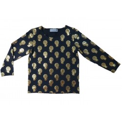 Gold lion Pattern Kid T-shirt