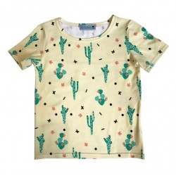 Cactus pattern T-shirt