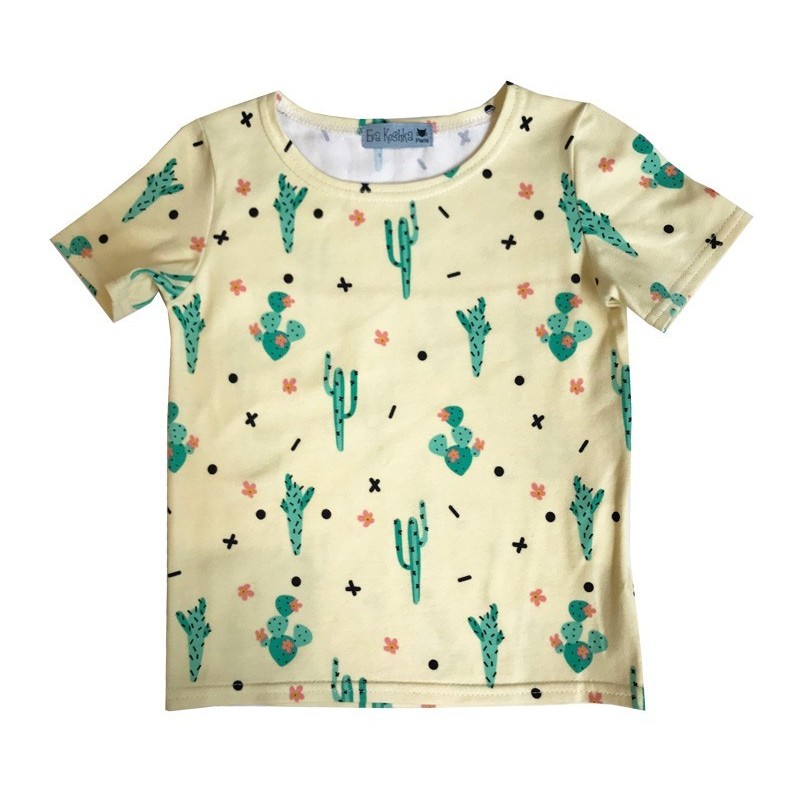 Cactus pattern T-shirt