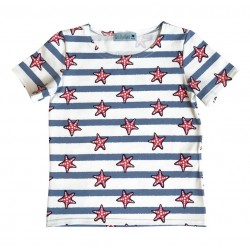 Starfish pattern T-shirt