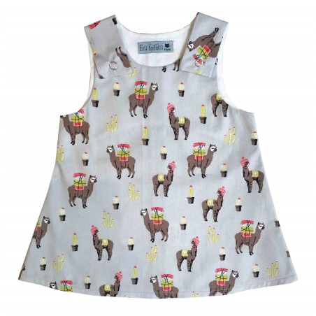 Robe bébé motif lama