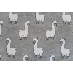 Sweat-shirt Alice motif lamas