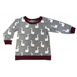 Lama pattern sweat-shirt