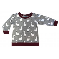 Sweat-shirt Alice motif lamas