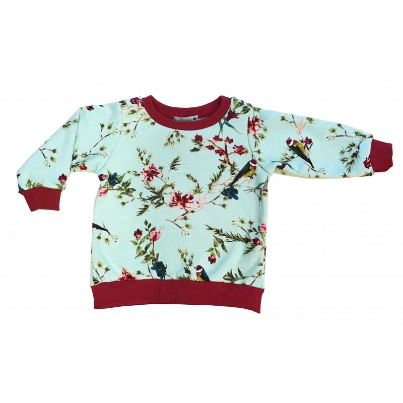 Bird Pattern Alice Sweat-shirt