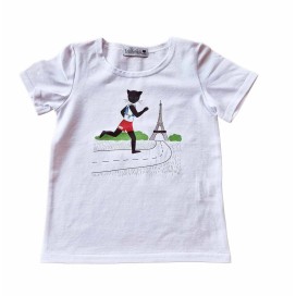 T-shirt Chat Olympique